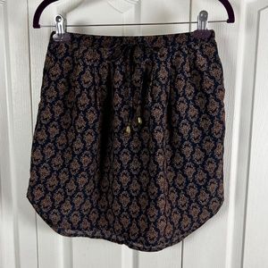 Propaganda High Waist Skirt Navy Blue XS